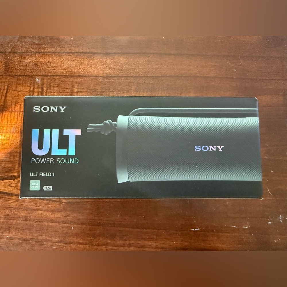Sony Black Bluetooth Speaker with Strap